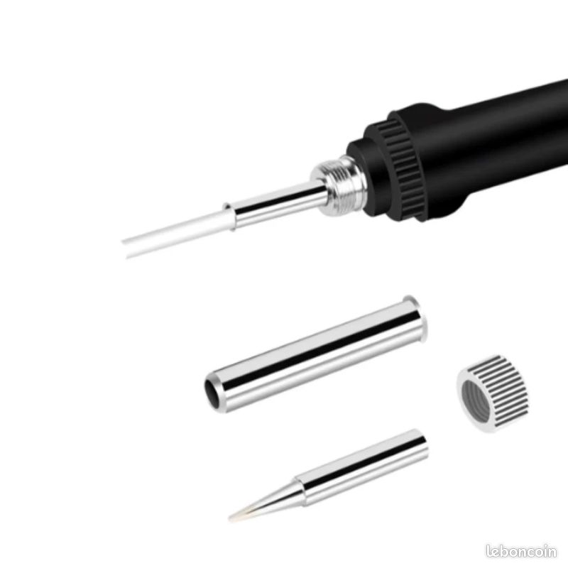 Fer à Souder 60W Précision – Kit Température Réglable + 5 Pointes, Soudure Électronique & Loisirs