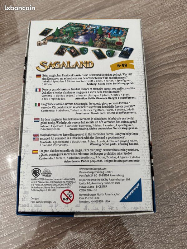 Jeu de société Harry Potter Sagaland (image 2)