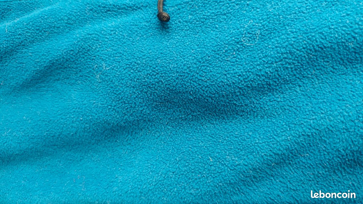 Gilet polaire enfant 8-9 ans bleu-vert (image 2)