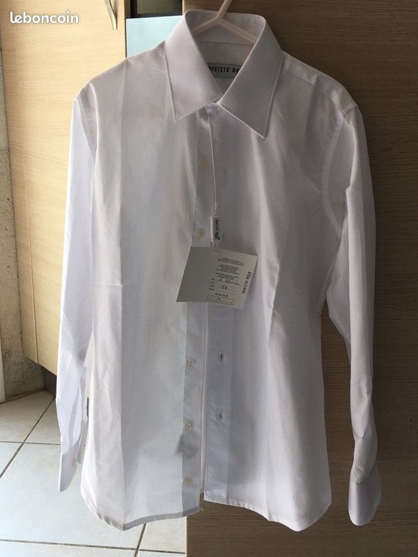 Chemise de Cérémonie Blanche ML T.7 ans NEUVE (image 1)