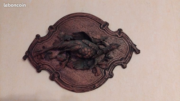 trophée de cerf massacre 8 cors déco chasse objet déco cabinet de