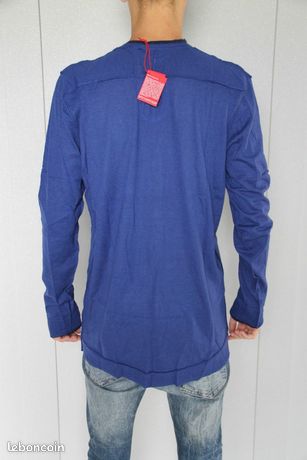 Pull Girbaud Homme - Laine Angora Et Mérinos Extra Fine - Taille L Kaki - Neuf Avec étiquettes