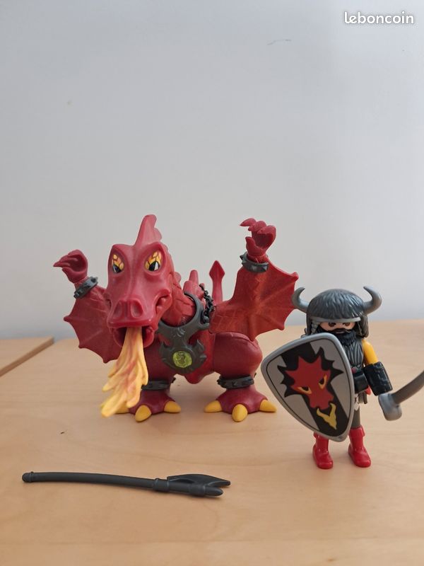Playmobil Forteresse du dragon rouge + dragon rouge (image 11)