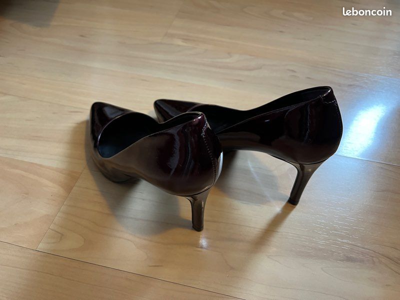Escarpins cuir verni (image 5)