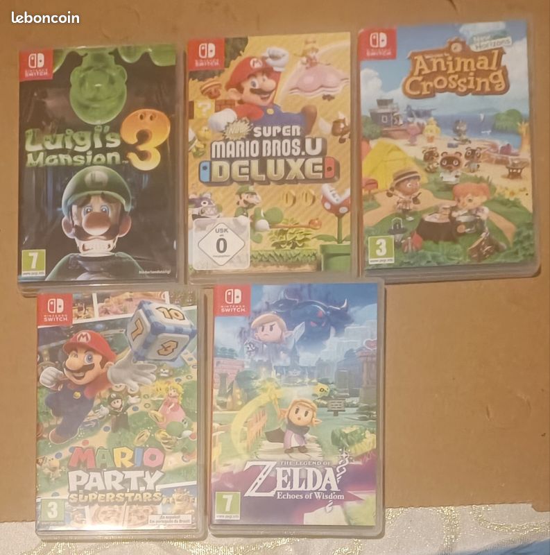 Jeux Switch plusieurs choix (image 1)