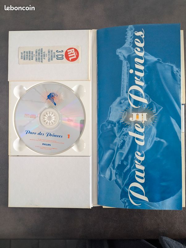 Coffret 3 CD Johnny Hallyday Parc des Princes 1993 (image 2)