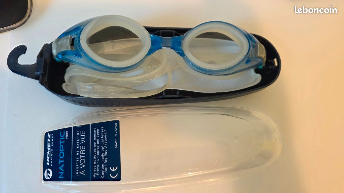 Demetz - Lunettes de piscine Enfant - Corrigées (myopie + astigmatisme) (image 1)
