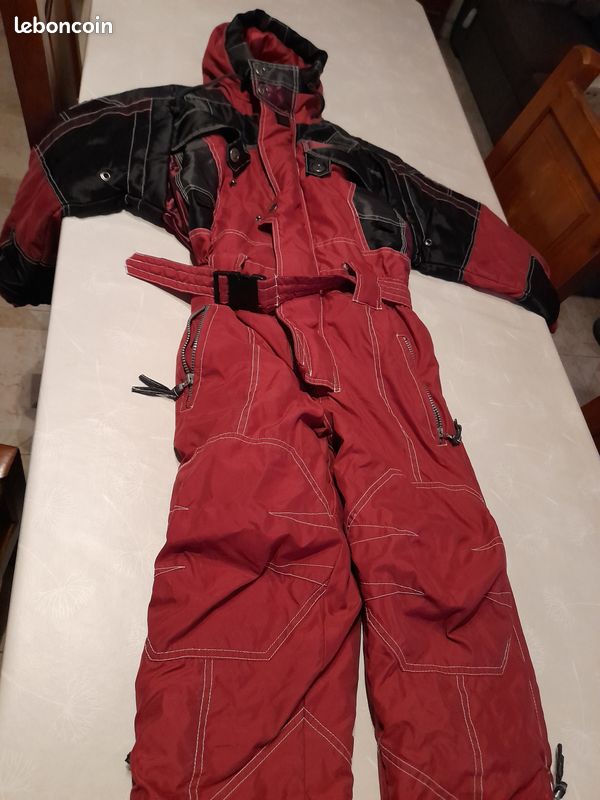 Combinaison (jumpsuit) Pour Femme Noir Et Blanc - Taille M (10/12) - En Viscose - Occasion Très Bon état