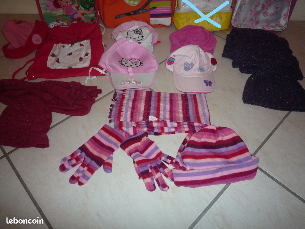 Lot sac,cartable,casquette,bonnet,écharpe,gant (image 3)