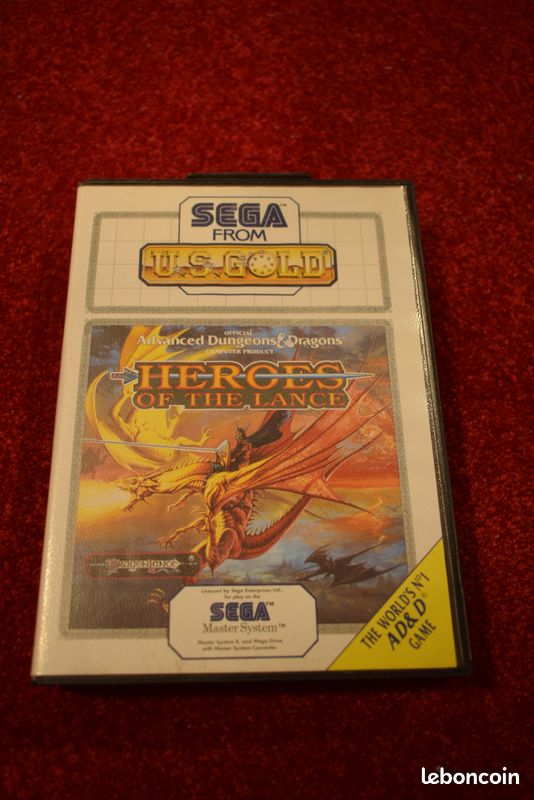 Heroes of the Lance sur Master System