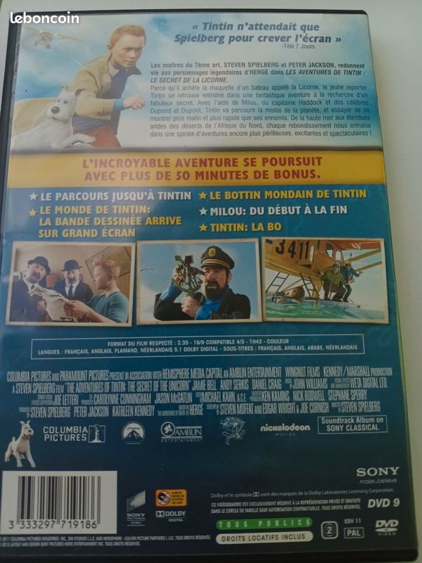 Tintin Dvd (image 2)
