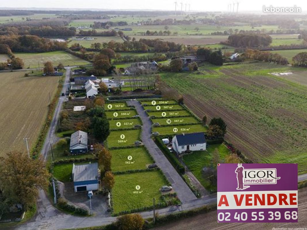 Terrain 557 m² · à Derval · 557 m² · 54 000 €