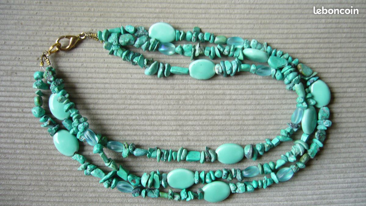 Collier turquoise (image 1)