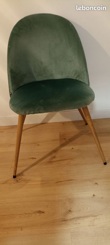 Chaise fauteuil bleu-vert (image 3)