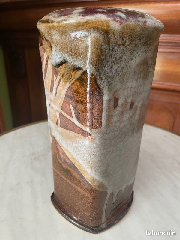 Vase « brutaliste R. Breton? René Buthaud? (image 1)