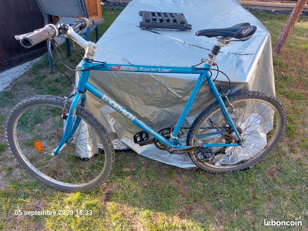 Pouces Decathlon Rockrider Rockrider 500 Bleu 26 Pouces VTT Enfant
