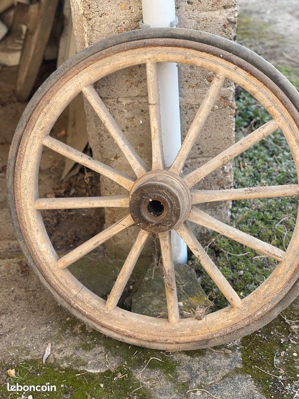 2 roues de Charette - Bricolage