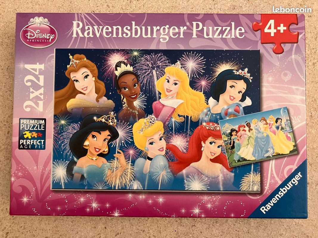 Ravensburger Puzzle 2x24p Disney Princess Jeux Jouets Ravensburger Puzzle 2x24p Disney Princess Jeux Jouets