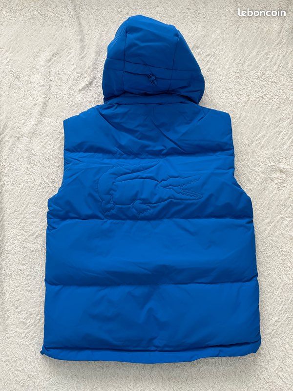 Doudoune sans manche Lacoste bleu neuf taille S/M Vêtements