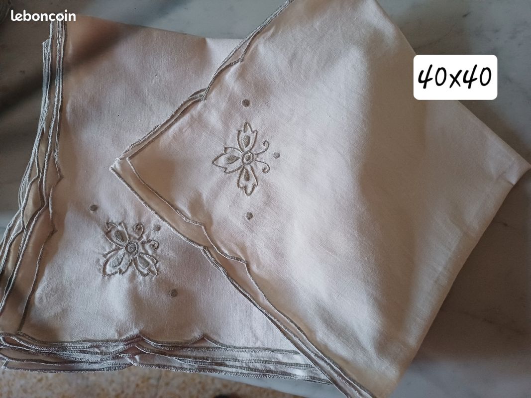 Parure de table superbe 12 couverts (image 4)