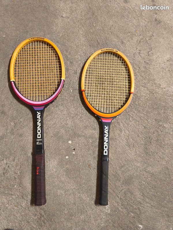 Lot De 2 Cordes De Tennis Vintage - Boyau Naturel Agneau (Guterman Mag & Co)