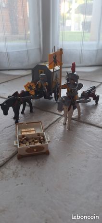 Playmobil Convoi Trésor Château Chevaliers – 4874 – Occasion Avec Boîte