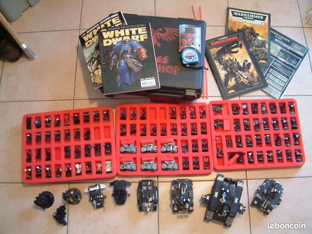 Warhammer 40000 Space Marines - Black Templars - Armée complète / Collection figurines / Jeux (image 1)