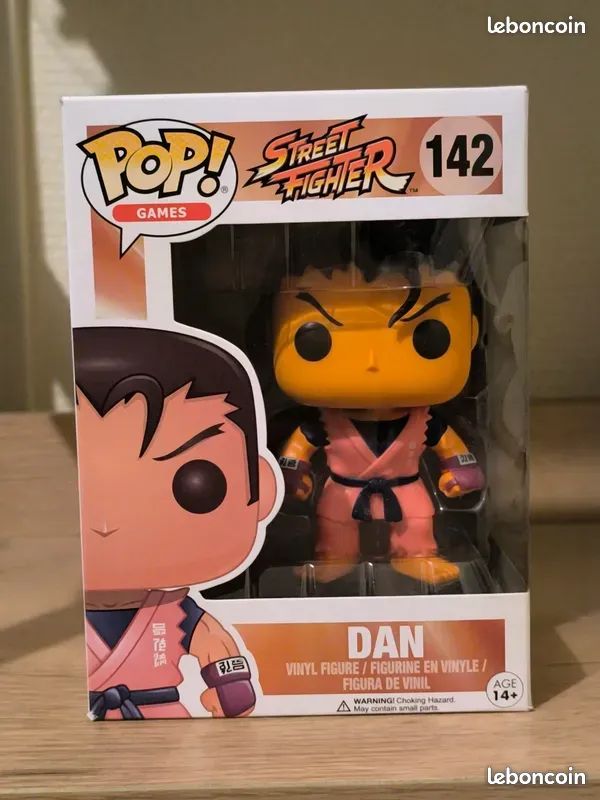 NEUF Funko Pop 142 Dan Street Fighter (image 1)