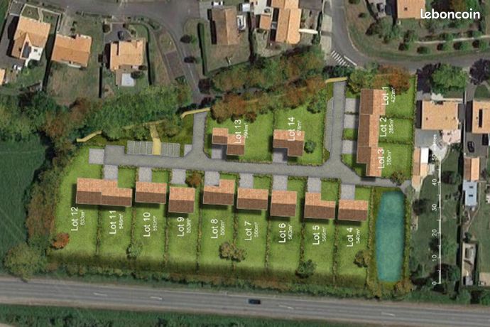 Terrain 285 m² Saint Pere En Retz