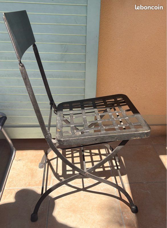 Chaises en fer forgé x6 (image 3)