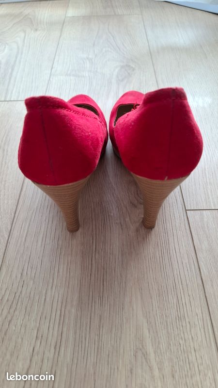 Escarpins rouges - Gémo (image 3)