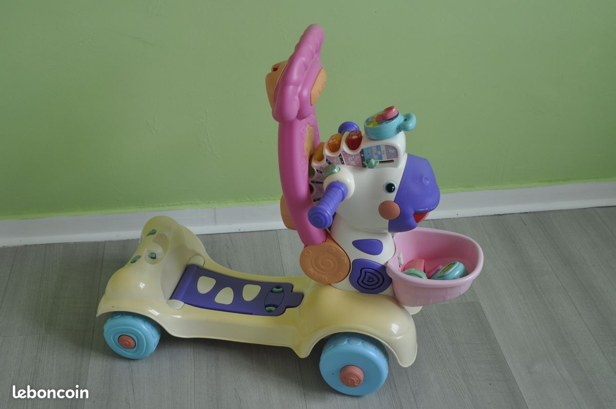 Trottino Mon Zèbre Rigolo - porteur trotteur et trottinette (VTech Baby) (image 4)