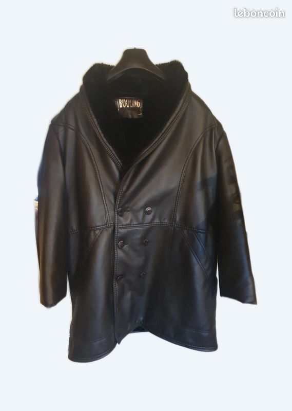 Manteau Booling col et intérieur fausse fourrurefourrure (image 1)