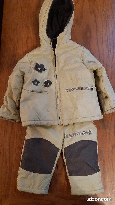 Ensemble salopette et veste de ski 18 mois (image 1)
