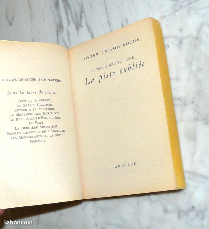 Livre – La piste oubliée - Frison-Roche – Poche - 1976 (image 2)