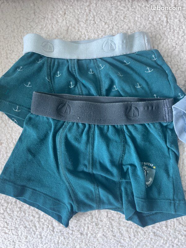 Boxers Petit Bateau - Lot De 3 - Coton - Imprimé Baleines - Garçon