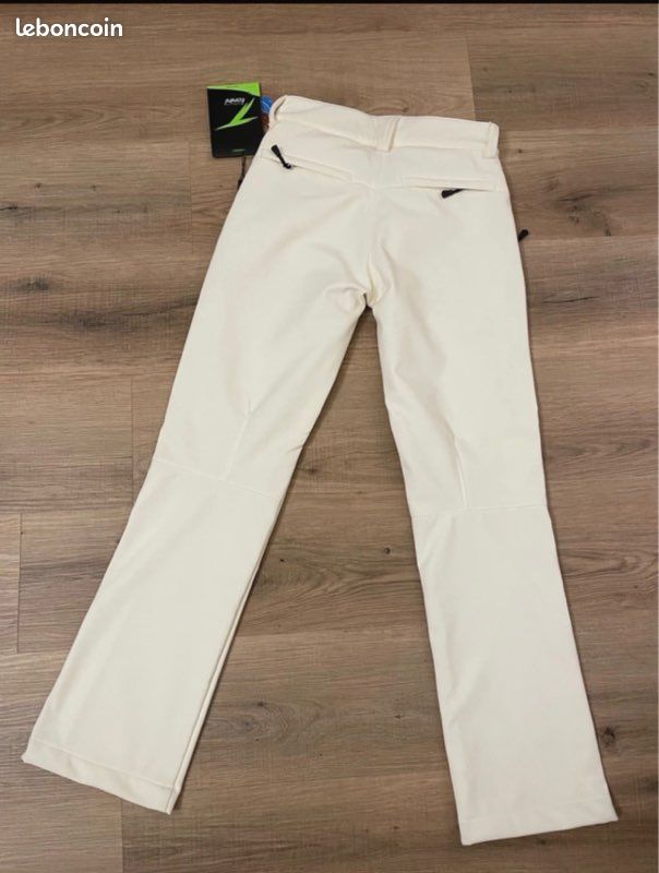 Pantalon ski femme blanc neuf (image 2)
