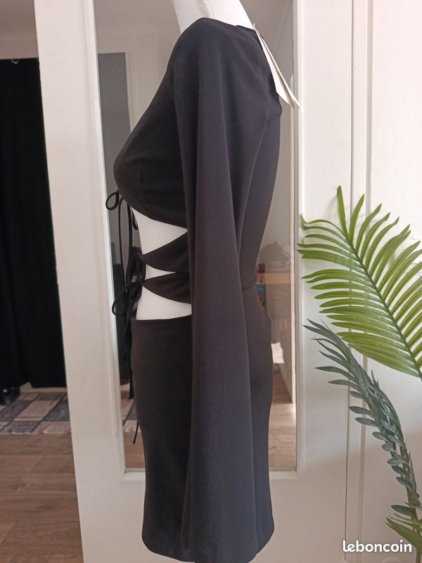 Robe Noire Sans Manches Zara Taille XS - Style Balançoire (swing) - Occasion Très Bon état