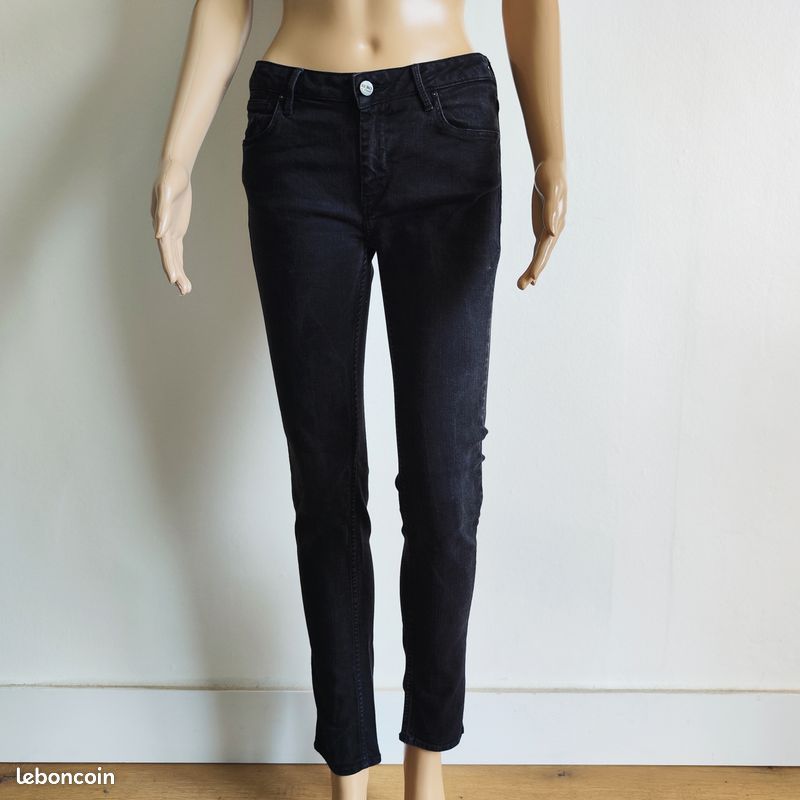 Jeans Reiko noir - Taille 29 (39) (image 1)