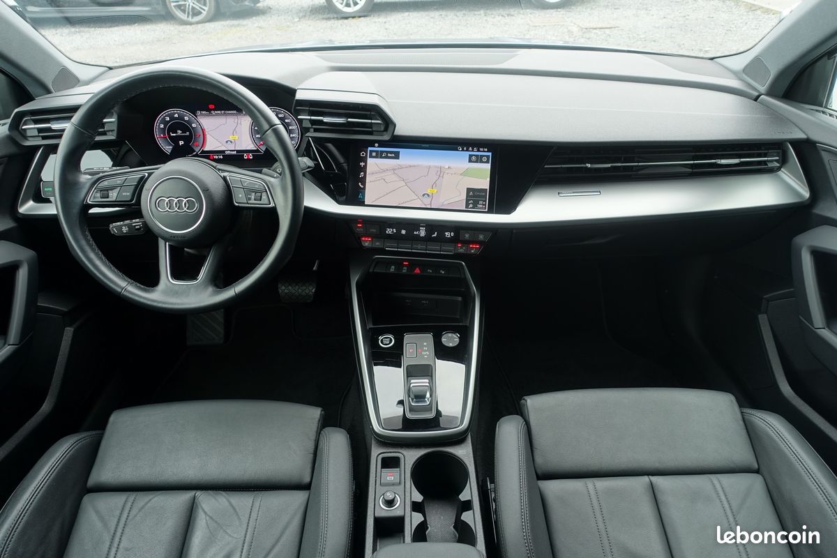 A3 Sportback 30 Tfsi S-Tronic Mhev Virtual cockpit/Cuir Sport Chauffant/Gps Europe/Régulateur/Carplay/1*Main/Garantie 12 mois (image 8)