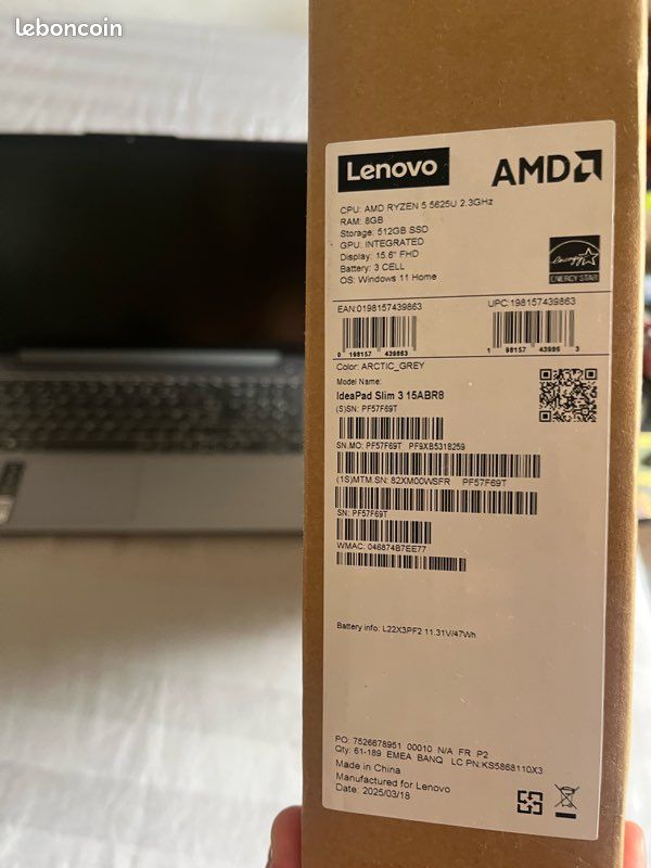 Lenovo IdeaPad Slim 3 15ABR8 (image 8)