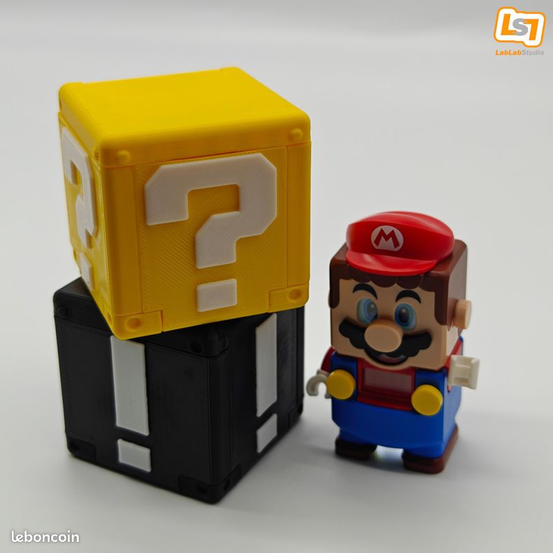 Boîte De Rangement 13L Super Mario - Conteneur Enfant Avec Motifs Colorés - Organisation Chambre