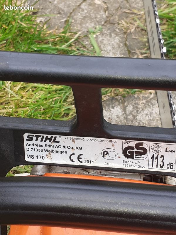 Bonjour vend tronçonneuse stihl (image 2)