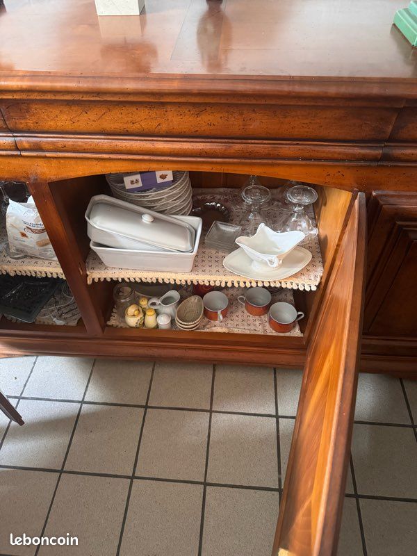 Buffet en bois massif merisier (image 4)