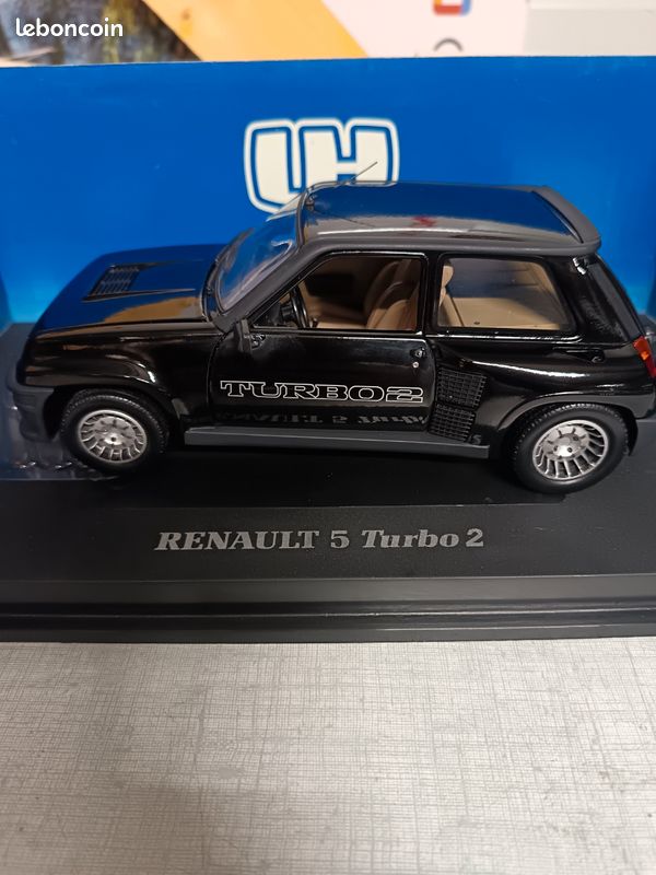 Renault 5 Turbo 2 Noire - Miniature Universal Hobbies - Échelle 1/18 - Neuf