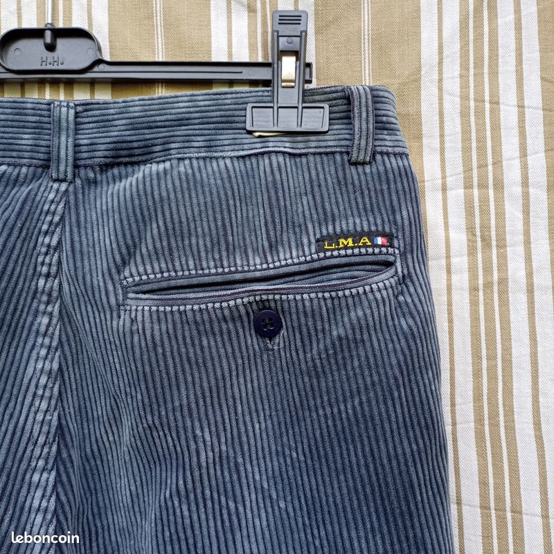 ANCIENNE VESTE BLEU de TRAVAIL délavée Ouvrier, Locomotive Vapeur SNCF