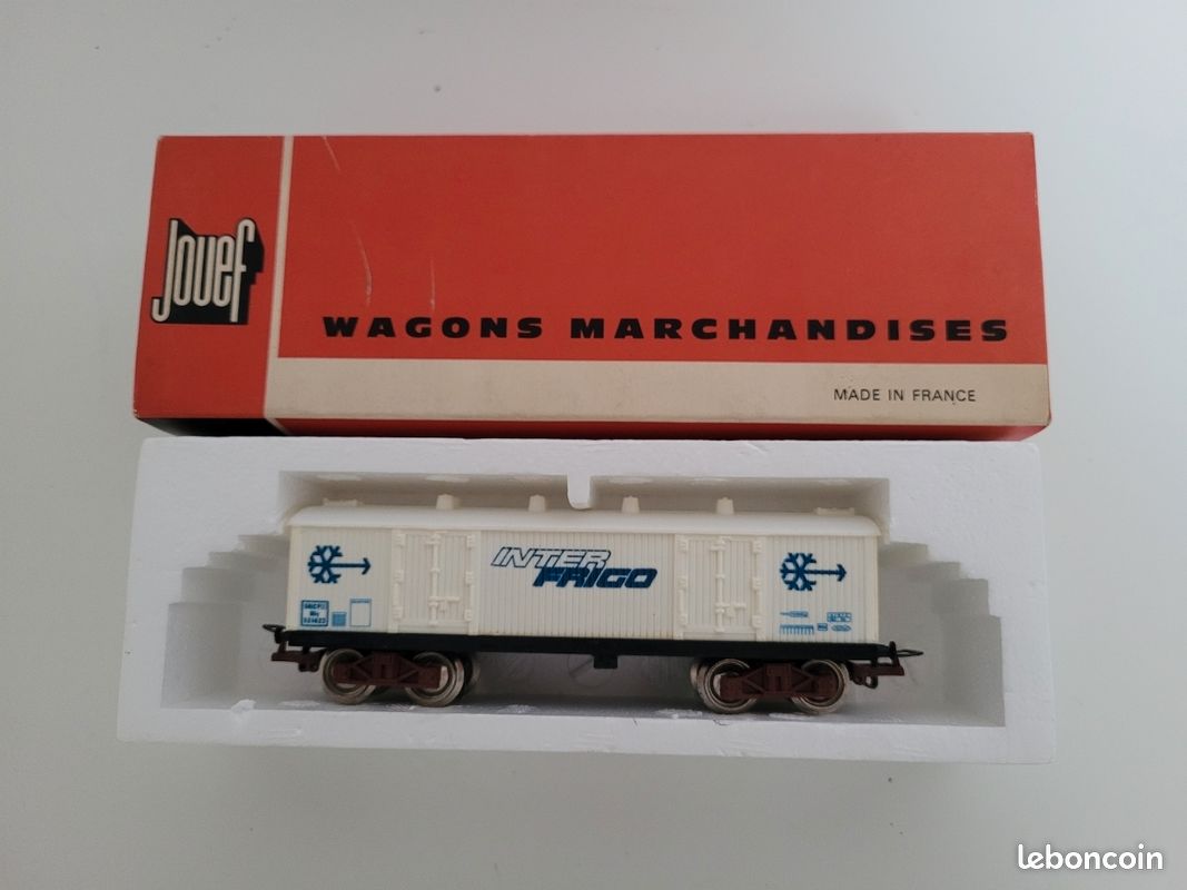 Train wagon N° 6563 Wagon frigorifique à bogies TP INTER FRIGO Jouef Ho (image 3)