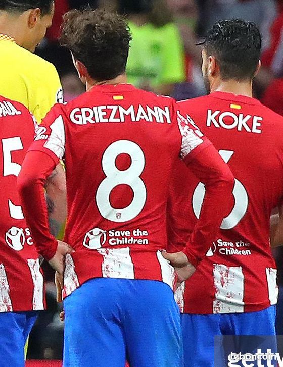 Flocage ATLETICO MADRID 2021/22 2022/23 #8 GRIEZMANN Domicile