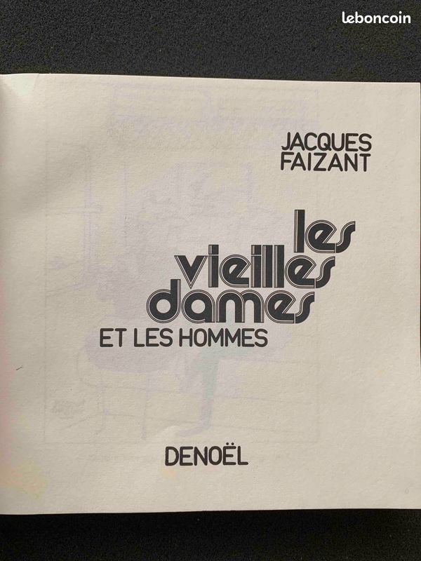 BD Jacques Faizant 'Les Vieilles Dames Et Les Loisirs' 1984 - Dédicacée, Humour, Franco-belge, BE++