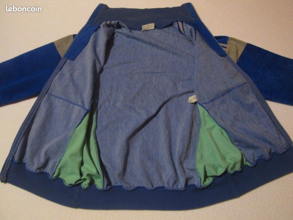 Survêtement Vintage Adidas KEYROLAN Velours Années 80 - Taille S Homme Deadstock | Style Rétro France
